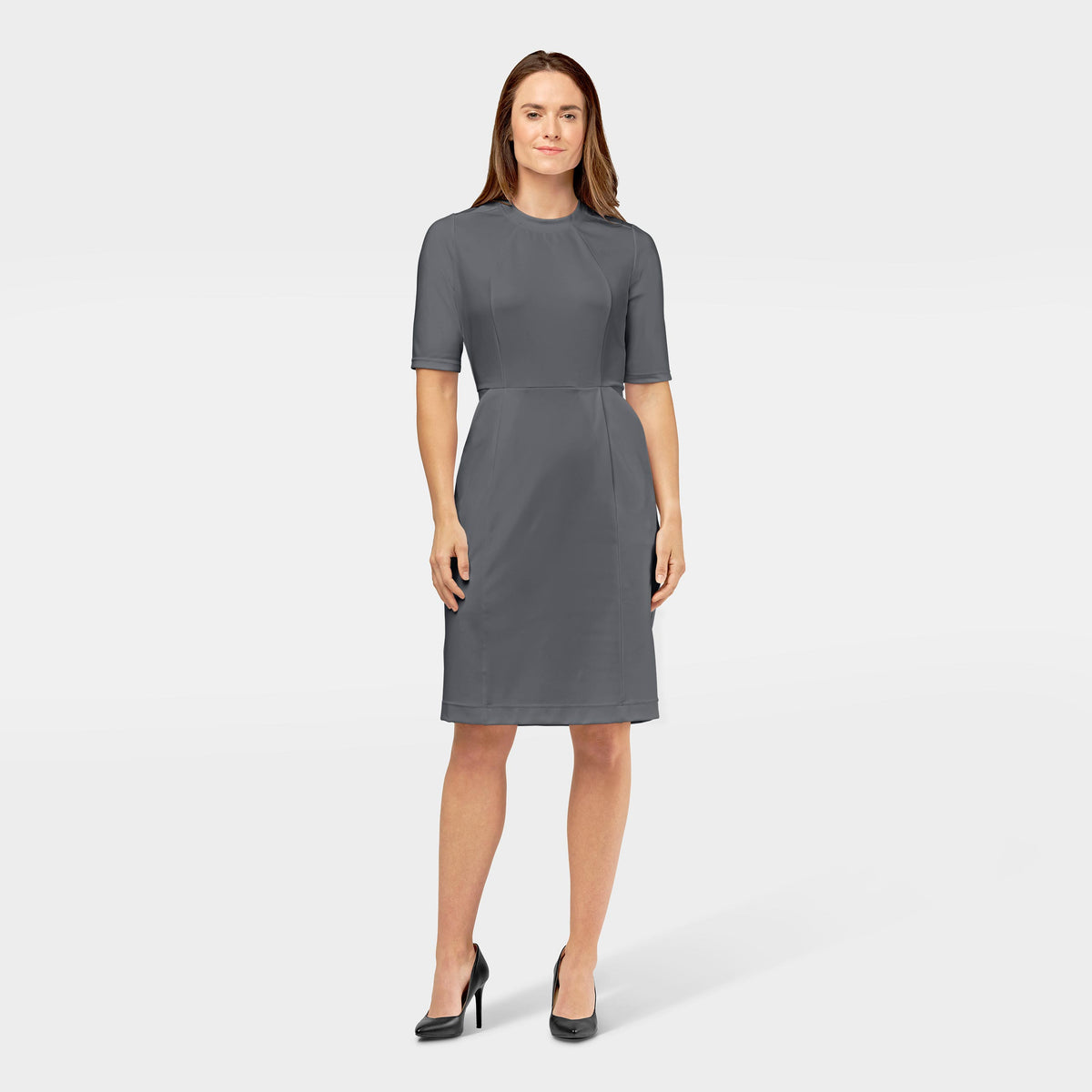 Slate The Performance Dress - Pewter